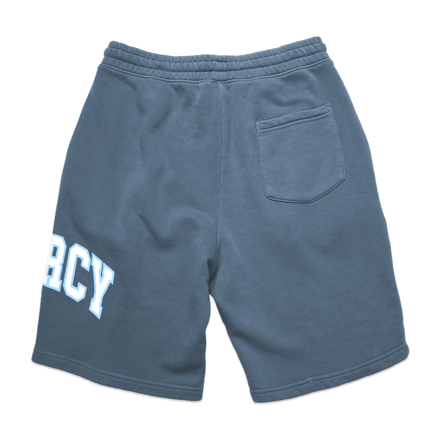 COLLEGIATE SWEATSHORTS BLUE SLATE