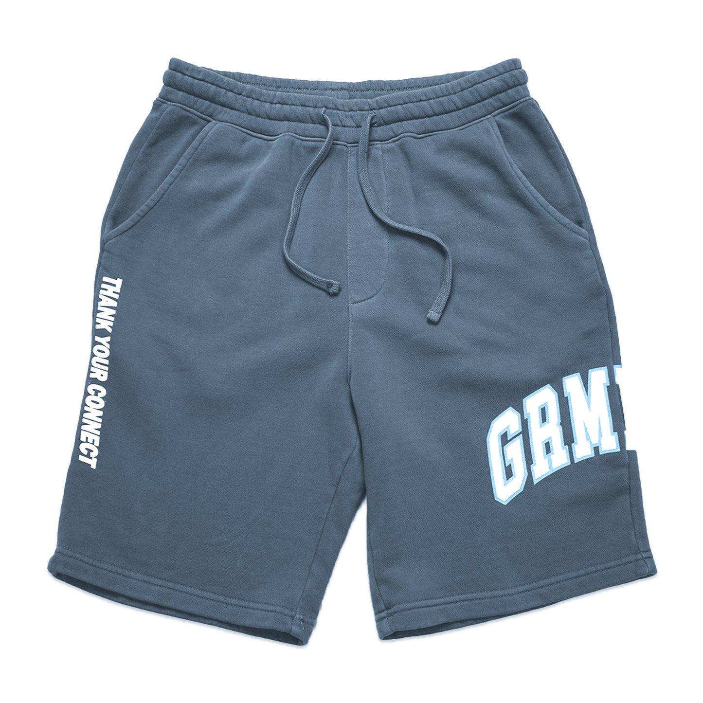 COLLEGIATE SWEATSHORTS BLUE SLATE