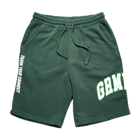 COLLEGIATE SWEATSHORTS ALPINE GREEN